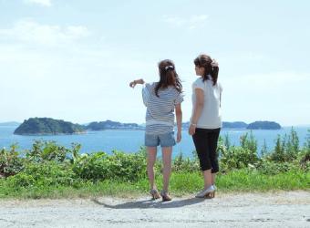 【島風景】篠島を小高い丘から見下ろせる絶景ポイント。どこにあるか探してみては？